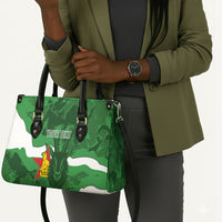 Custom Zimbabwe Rugby 2026 Leather Bag Go Sables Sporty Grunge Style