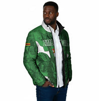 Custom Zimbabwe Rugby 2026 Padded Jacket Go Sables Sporty Grunge Style