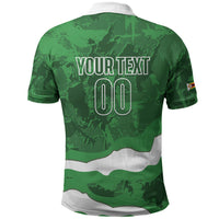 Custom Zimbabwe Rugby 2026 Polo Shirt Go Sables Sporty Grunge Style