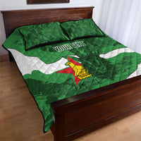 Custom Zimbabwe Rugby 2026 Quilt Bed Set Go Sables Sporty Grunge Style