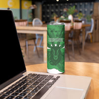 Custom Zimbabwe Rugby 2026 Skinny Tumbler Go Sables Sporty Grunge Style