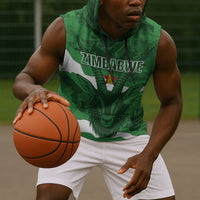 Custom Zimbabwe Rugby 2026 Sleeveless Hoodie Go Sables Sporty Grunge Style