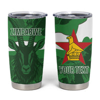 Custom Zimbabwe Rugby 2026 Tumbler Cup Go Sables Sporty Grunge Style