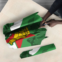 Custom Zimbabwe Rugby 2026 Umbrella Go Sables Sporty Grunge Style