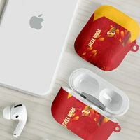 Custom Spain Rugby 2026 AirPods Case Vamos Los Leones Red Version