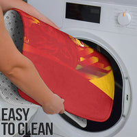 Custom Spain Rugby 2026 Bathroom Set Vamos Los Leones Red Version
