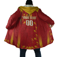 Custom Spain Rugby 2026 Cloak Vamos Los Leones Red Version