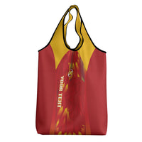 Custom Spain Rugby 2026 Grocery Bag Vamos Los Leones Red Version