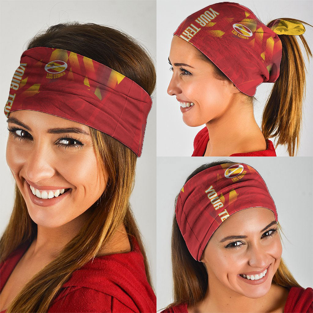 Custom Spain Rugby 2026 Neck Gaiter Vamos Los Leones Red Version