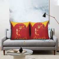 Custom Spain Rugby 2026 Pillow Cover Vamos Los Leones Red Version