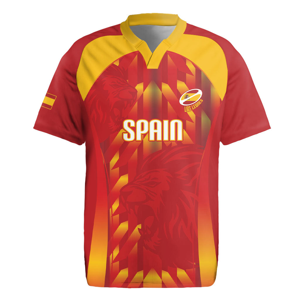 Custom Spain Rugby 2026 Rugby Jersey Vamos Los Leones Red Version