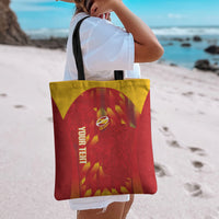 Custom Spain Rugby 2026 Tote Bag Vamos Los Leones Red Version