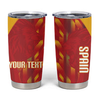 Custom Spain Rugby 2026 Tumbler Cup Vamos Los Leones Red Version