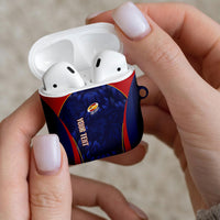 Custom Spain Rugby 2026 AirPods Case Vamos Los Leones Blue Version