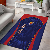 Custom Spain Rugby 2026 Area Rug Vamos Los Leones Blue Version