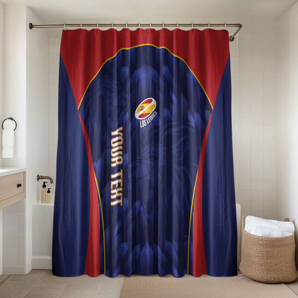 Custom Spain Rugby 2026 Bathroom Set Vamos Los Leones Blue Version