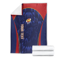 Custom Spain Rugby 2026 Blanket Vamos Los Leones Blue Version