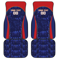 Custom Spain Rugby 2026 Car Mats Vamos Los Leones Blue Version