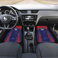 Custom Spain Rugby 2026 Car Mats Vamos Los Leones Blue Version