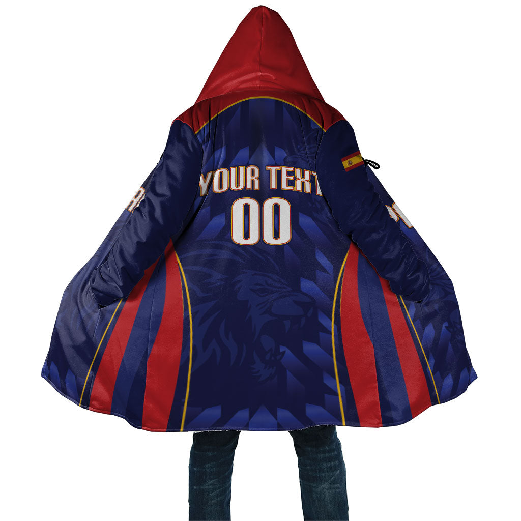 Custom Spain Rugby 2026 Cloak Vamos Los Leones Blue Version