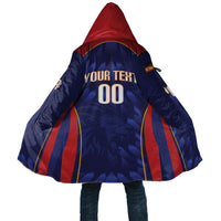 Custom Spain Rugby 2026 Cloak Vamos Los Leones Blue Version