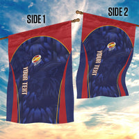 Custom Spain Rugby 2026 Garden Flag Vamos Los Leones Blue Version