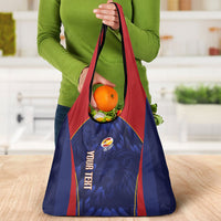 Custom Spain Rugby 2026 Grocery Bag Vamos Los Leones Blue Version
