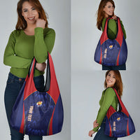 Custom Spain Rugby 2026 Grocery Bag Vamos Los Leones Blue Version