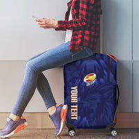 Custom Spain Rugby 2026 Luggage Cover Vamos Los Leones Blue Version