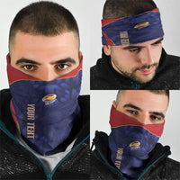 Custom Spain Rugby 2026 Neck Gaiter Vamos Los Leones Blue Version