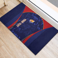 Custom Spain Rugby 2026 Rubber Doormat Vamos Los Leones Blue Version