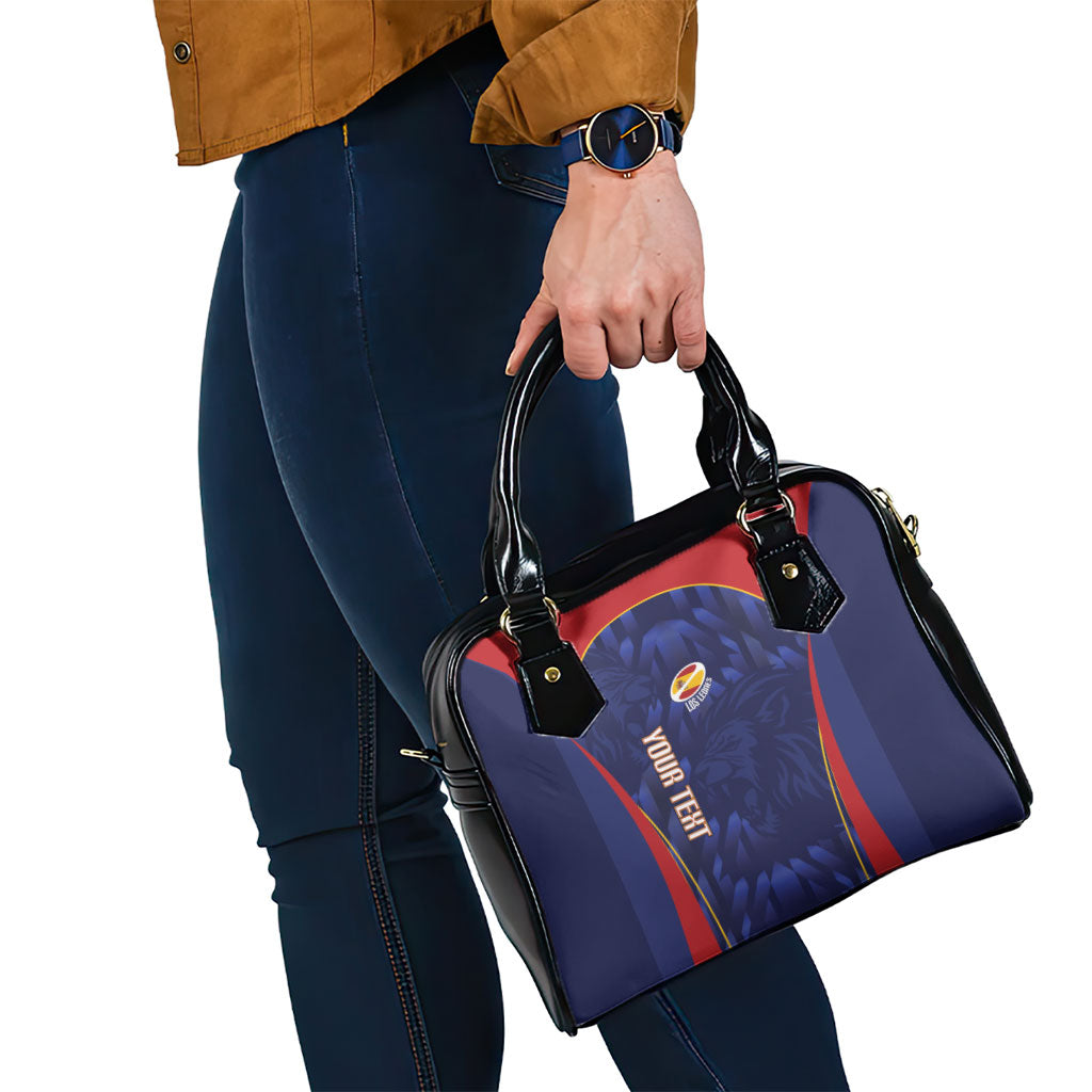 Custom Spain Rugby 2026 Shoulder Handbag Vamos Los Leones Blue Version
