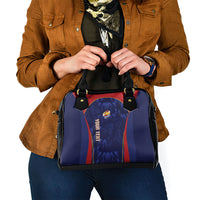 Custom Spain Rugby 2026 Shoulder Handbag Vamos Los Leones Blue Version