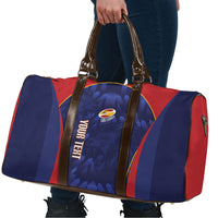 Custom Spain Rugby 2026 Travel Bag Vamos Los Leones Blue Version
