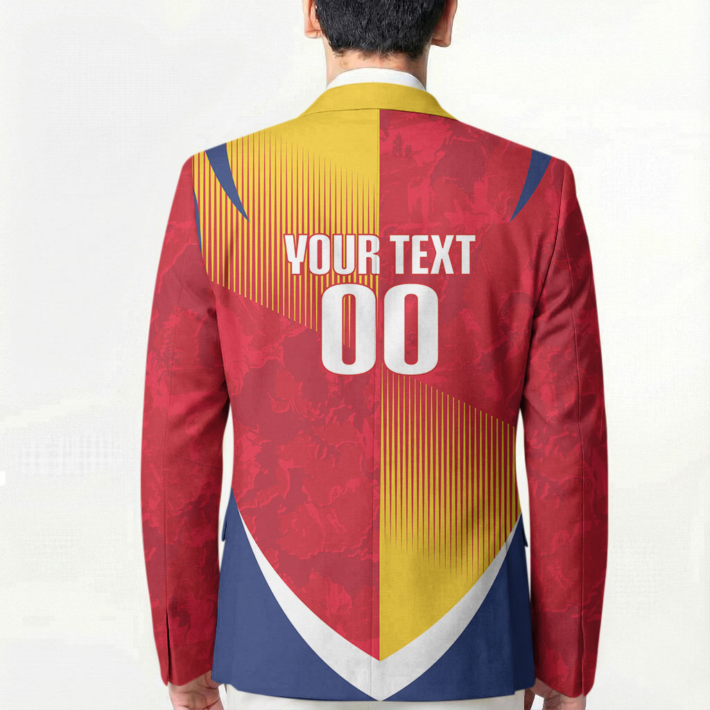 Custom Romania Rugby 2026 Blazer Stejarii Oak Leaf Symbol