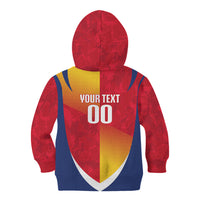 Custom Romania Rugby 2026 Kid Hoodie Stejarii Oak Leaf Symbol