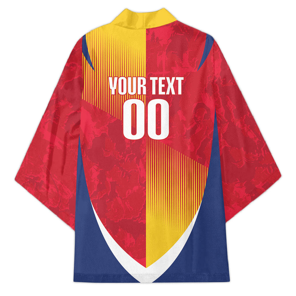 Custom Romania Rugby 2026 Kimono Stejarii Oak Leaf Symbol