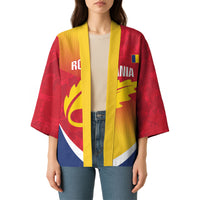 Custom Romania Rugby 2026 Kimono Stejarii Oak Leaf Symbol