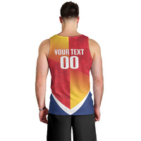 Custom Romania Rugby 2026 Men Tank Top Stejarii Oak Leaf Symbol