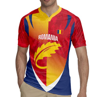 Custom Romania Rugby 2026 Rugby Jersey Stejarii Oak Leaf Symbol