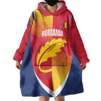 Custom Romania Rugby 2026 Wearable Blanket Hoodie Stejarii Oak Leaf Symbol