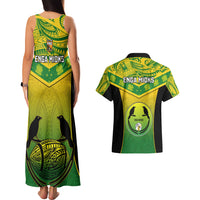 Papua New Guinea Rugby Couples Matching Tank Maxi Dress And Hawaiian Shirt Enga Mioks PNG Polynesian Pattern - Wonder Print Shop