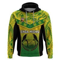 Papua New Guinea Rugby Hoodie Enga Mioks PNG Polynesian Pattern - Wonder Print Shop
