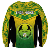 Papua New Guinea Rugby Sweatshirt Enga Mioks PNG Polynesian Pattern - Wonder Print Shop