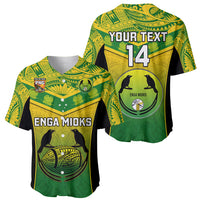Custom Papua New Guinea Rugby Baseball Jersey Enga Mioks PNG Polynesian Pattern - Wonder Print Shop