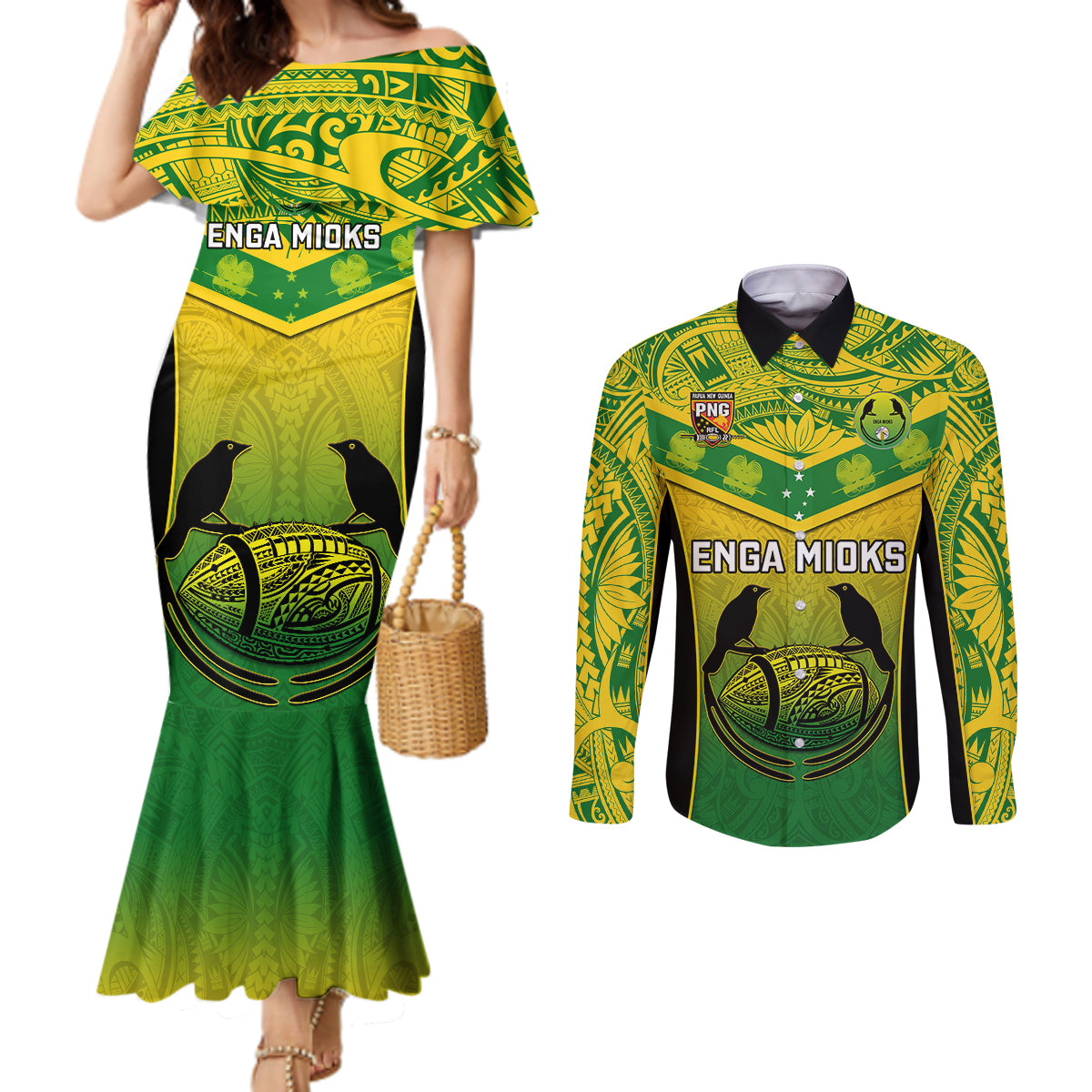 custom-papua-new-guinea-rugby-couples-matching-mermaid-dress-and-long-sleeve-button-shirts-enga-mioks-png-polynesian-pattern