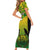 Custom Papua New Guinea Rugby Short Sleeve Bodycon Dress Enga Mioks PNG Polynesian Pattern - Wonder Print Shop