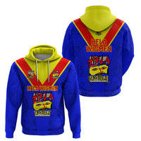 Papua New Guinea Rugby Hoodie Hela Wigmen PNG Polynesian Pattern - Wonder Print Shop
