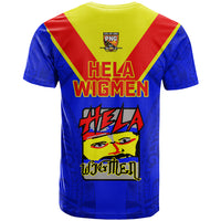 Papua New Guinea Rugby T Shirt Hela Wigmen PNG Polynesian Pattern - Wonder Print Shop