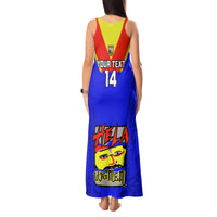 Custom Papua New Guinea Rugby Tank Maxi Dress Hela Wigmen PNG Polynesian Pattern - Wonder Print Shop